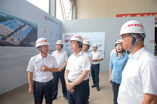 市委書記劉運(yùn)來集團(tuán)調(diào)研 集團(tuán)董事長徐鵬強(qiáng)、總裁朱九洲陪同